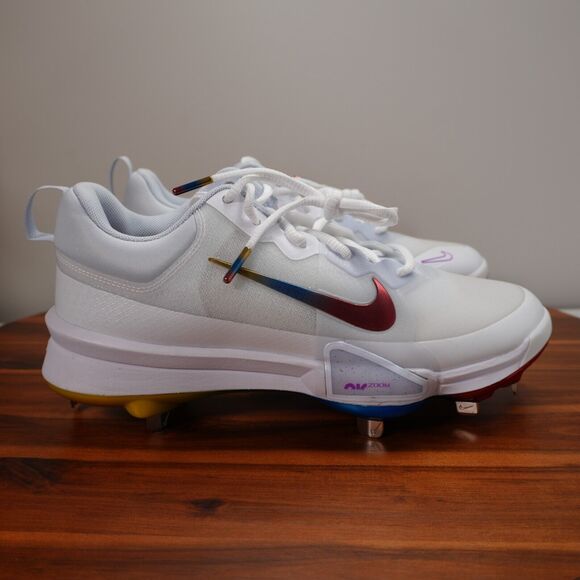 Nike Other - Nike Force Zoom Trout Pro 9 Metal Mens Size 9 Baseball Cleats 'Rainbow' NEW